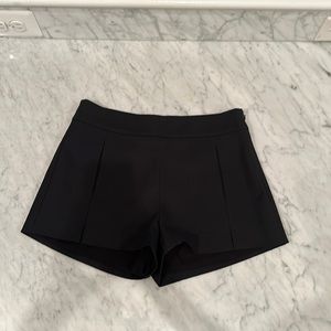 Ramy Brook Black Mini Shorts w/ Side Zipper - Size 4 - Like New